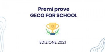 Premiazioni vincitori prove a quiz di GECO FOR SCHOOL